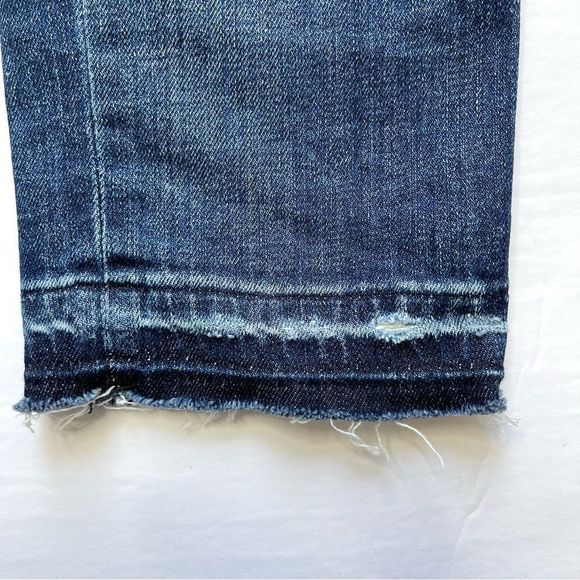 Rag & Bone Dre Skinny Distressed Dark Wash Jeans Colvin Size 26 - Picture 15 of 15